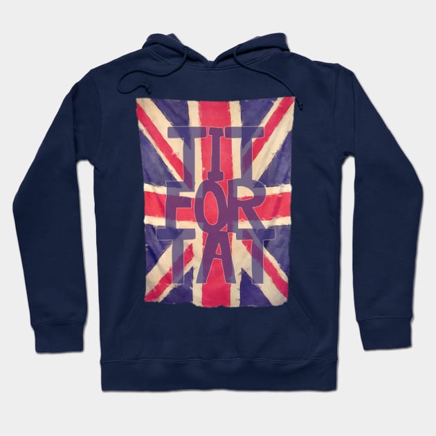 TIT FOR TAT - England UNION JACK flag Hoodie by EDDArt